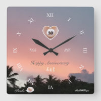 Personalise 30th Pearl Wedding Anniversary