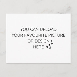 Personalise 4.25" x 5.5" enclosure card- landscape