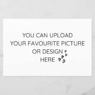 Personalise 5.5" x 8.5" enclosure card- landscape