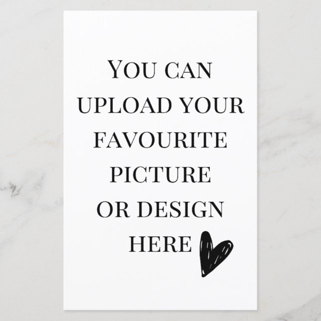 Personalise 5.5" x 8.5" enclosure card- portrait  (Front)