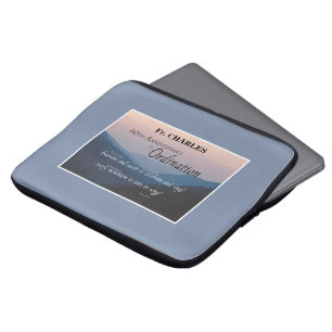 Personalise 60th Anniversary Ordination Congrats Laptop Sleeve