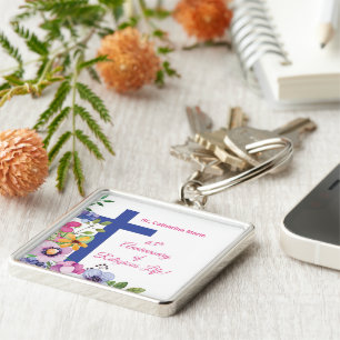 Personalise, 65th Anniversary Nun Religious Life Key Ring
