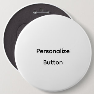 Personalise 6 inch cm round badge