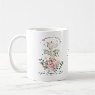 Personalise A Baby Dragon is on the Way Mum to Be Coffee Mug