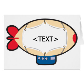 Personalise a Blimp, <TEXT>