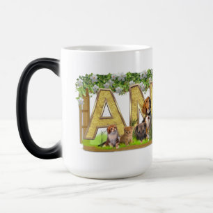 Personalise a mug with name initials