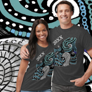 Personalise Abstract Graphic Art Print T-Shirt