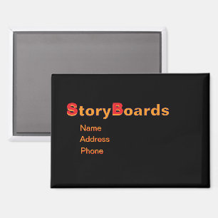 Personalise Advertise Promote StoryBoards Magnet