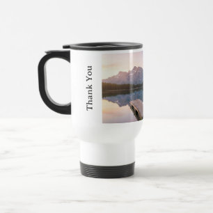 Personalise Alps Mountain Lake Nature Landscape Travel Mug