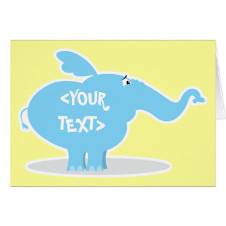 Personalise an Elephant, <YOUR TEXT>