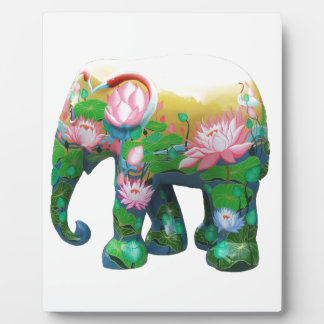 Personalise Animal Safari Jungle Africa Flowers Plaque