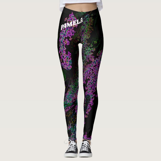 Personalise Artsy Artistic Sylish Art Leggings#14 Leggings (Front)