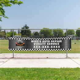 Personalise Auto Repair Shop With Your Logo Design Banner