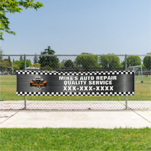 Personalise Auto Repair Shop With Your Logo Design Banner