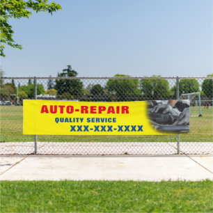 Personalise Automotive Repair Shop Advertisement Banner