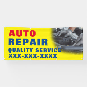 Personalise Automotive Repair Shop Advertisement Banner