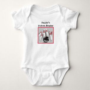 Personalise Baby Bowling Bodysuit