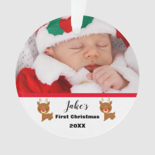 Personalise Baby's First Christmas Ornament