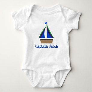 Personalise Baby's Name, Nautical Infant Bodysuit