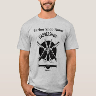 Personalise Barber T-Shirt