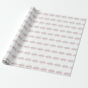 Personalise Basketball Coach Thank You in Words Wrapping Paper