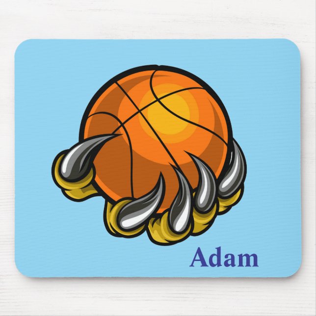 Personalise Basketball Dragon Claw Mouse Pad (Front)