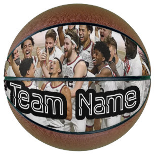 Personalise Basketball Team Photo Team Name