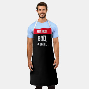Personalise BBQ & Grill Your NAME Personal Chef Apron