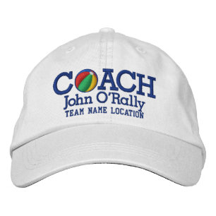 Personalise Beach ball Coach Cap Your Name n Game!
