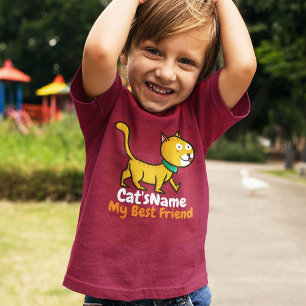 Personalise Best Friend Cat T-Shirt