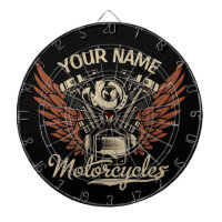 Personalise Biker Motorcycles Motor Wings Garage