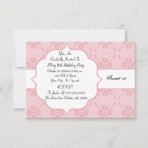 Personalise Birthday Invitation