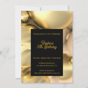 Personalise Birthday Invitation