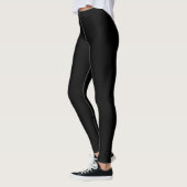Personalise Black And White (or change text/colour Leggings (Left)