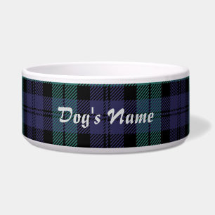 Personalise Blue + Green Classic Plaid Large Dog