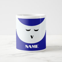Personalise Blue White Face
