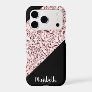Personalise Blushed Rose Gold Faux Foil