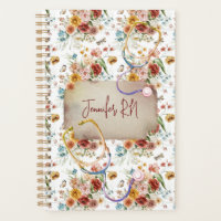 Personalise Boho Floral Nurse Graduation Gift