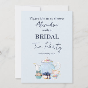 Personalise Bridal Shower Tea Party Announcement