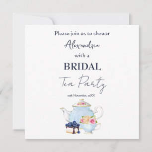 Personalise Bridal Shower Tea Party Invitation