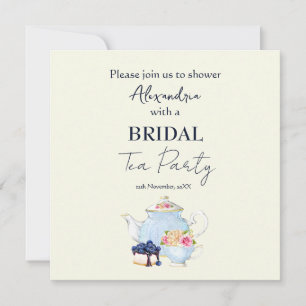 Personalise Bridal Shower Tea Party Save The Date
