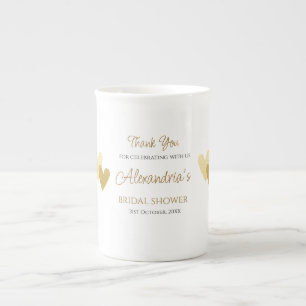 Personalise Bridal Shower Thank you Bone China Mug