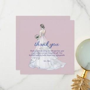 Personalise Bridal Shower Thank you Card