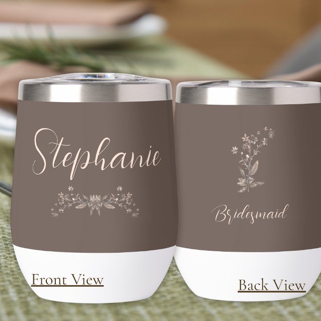 Personalise Bridesmaid Rustic Elegant (Creator Uploaded)