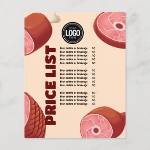 Personalise Business Butcher Shop Flyer