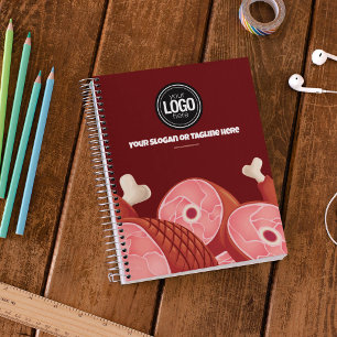 Personalise Business Butcher Shop Notebook