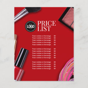 Personalise Business   Modern Makeup Company Flyer
