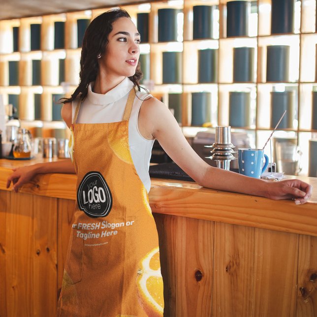 Personalise Business | Orange Company Apron (Creator Uploaded)