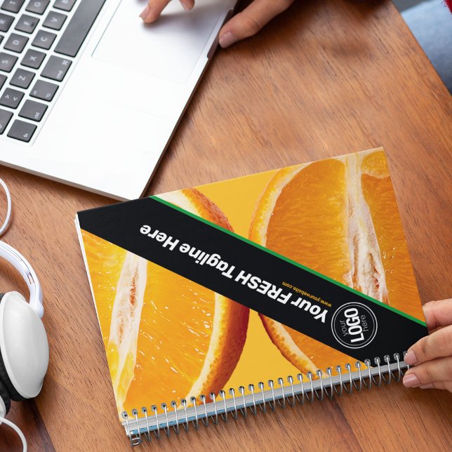 Personalise Business | Orange Company Notebook (Creator Uploaded)