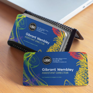 Personalise Business Tropical Fruits Company Business Card